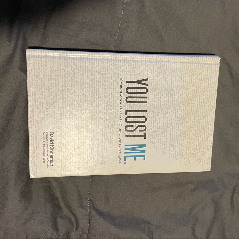 You Lost Me Book by David Kinnaman